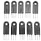 10pcs Knitting Claw Weight 3Claw Knit Blocking Combs Black Universal 3Claw Hook Knitting Machine Parts