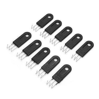 10pcs Knitting Claw Weight 3Claw Knit Blocking Combs Black Universal 3Claw Hook Knitting Machine Parts