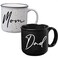Mom Dad Campfire Mug Set  New Parents Couples Gifts  Pregnancy Announcement  Gift Ideas for Expecting Parents  Top Mom and Dad Gift Set for New Parents  Baby Shower