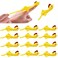 TIBDALA 12 Pack Rubber Chicken Slingshot Toys Flick Chicken Flying Chicken Flingers Chicken Stretchy Toy Fun Christmas Easter Chicken Party Favors Novelty Gifts
