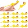 TIBDALA 12 Pack Rubber Chicken Slingshot Toys Flick Chicken Flying Chicken Flingers Chicken Stretchy Toy Fun Christmas Easter Chicken Party Favors Novelty Gifts