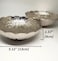 TR Maker  Set of 2  Ayatul Kursi Bowl Set  Round Decorative Plate  Turkish Delight Bowl Sugar Bowl  5 13cm