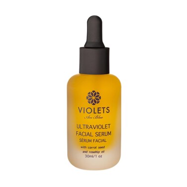 Violets Are Blue  Organic Ultra Violet Facial Serum With Carrot  Rosehip Seed Oils  Natural NonToxic Skincare 1 fl oz  30 ml
