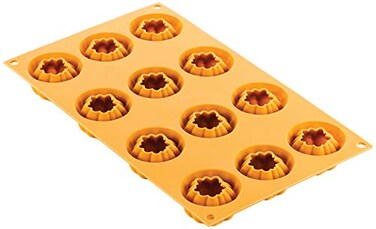 Silikomart Pomodoro24 Silicone Mold with 12 TomatoShape Cavities