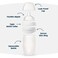 Tiny Twinkle Silicone Baby Bottle with Comfort Grip and Soft Flexible Nipple  Squeezably Soft Baby Bottles for Newborn and Up White 6 Ounce