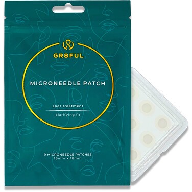 GR8FUL Deep Acne Clarifying Microneedle Pimple Patch with Tea Tree  Salicylic Acid 9 Patches EarlyStage  Cystic Acne Spot Treatment  Microneedling Blemish Zit Cover Stickers