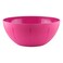YBM HOME 10Inch Plastic Serve Mixing Bowl for Everyday Meals  Ideal for Cereal Snacks Popcorn Salad and Fruits Microwave Safe Pink