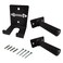 Weight Rack Barbell Bar Wall Mounted Weight Plate Rack as Barbell Rack Wall Mount Barbell Holder and Olympic Plate Rack for Gym organizer Home Gym Accessories for Fitness Athletics and Exercise