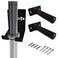 Weight Rack Barbell Bar Wall Mounted Weight Plate Rack as Barbell Rack Wall Mount Barbell Holder and Olympic Plate Rack for Gym organizer Home Gym Accessories for Fitness Athletics and Exercise