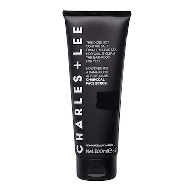CHARLES  LEE Charcoal Face Scrub  Australian Made  High Performance  Remove Dead Skin  Prep Skin for the Ultimate Close Shave 33 oz