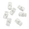 ZQMALL White Spring Cord Lock  Plastic Toggle Stopper  Cordlock Stoppers for 5mm Cord Paracord Drawstrings Bags Shoelaces Clothing More  15x27mm 20 Q024