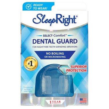 SleepRight Select NoBoil Dental Guard  Sleeping Teeth Guard  Mouth Guard To Prevent Teeth Grinding