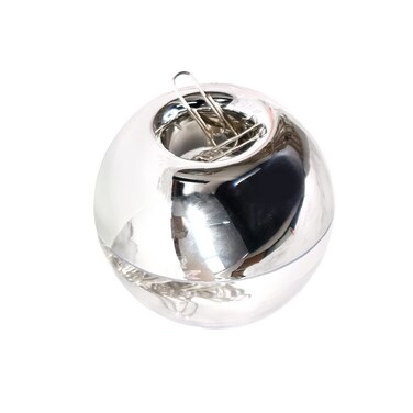 Buqoo Magnetic Paper Clips Holder Silver 1 Paper Clips Morden Desk Organizer Office Supplies for Home School