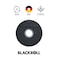 BLACKROLL  Standard Foam Roller  Myofascial Trigger Point Release Back Massage Perfect for Yoga Home Workouts Muscle Recovery Black