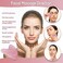 Rose Quartz Gua Sha Stone TOPMIN Massage Tool for Face and Body Treatment Relieve Muscle Tensions  Reduce Puffiness