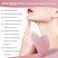 Rose Quartz Gua Sha Stone TOPMIN Massage Tool for Face and Body Treatment Relieve Muscle Tensions  Reduce Puffiness
