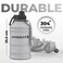 HYDRATE 74 Oz Stainless Steel Water Bottle  BPA Free Metal Water Bottle for Gym Exercise  Water Jug with Convenient Nylon Carrying Strap and LeakProof Screw Cap Water Bottles for Men Women Adult