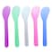 Makeup Spatulas Cosmetic Spatulas Disposable Makeup Frosted Tip Spatula Cosmetic Mask Spatulas For Mixing And Sampling Mask Stick Mask Brush Cosmetic Spoon50 PCS