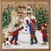 Mill Hill Buttons  Beads Counted Cross Stitch Kit 5X5 Snow Day Winter 14 Count
