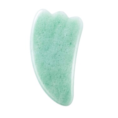 Gua Sha Massage ToolNatural Jade Stone Guasha Board for SPA Acupuncture Trigger Point Treatment Scraping Roller Face Beauty Skin Care Tools Massager Eyes Neck Body Muscle Cosmetic Set sky blue