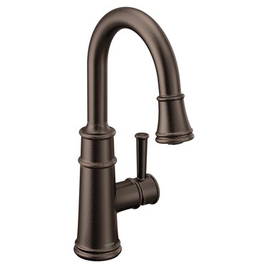 Moen 6260ORB Belfield OneHandle Pulldown Bar Faucet with Power Clean Featuring Reflex Oil Rubbed Bronze