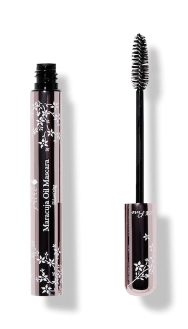 100 PURE Maracuja Oil Mascara Dramatic Intense Volume Length Natural Fruit Pigmented Voluminous Eyelash Makeup No Clumping Smudging or Flaking Vegan Blackberry Color 035 oz
