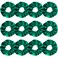 GUVASS 12 Pack Green Hair Scrunchies Velvet Elastics Scrunchy Bobbles Soft Hair Bands Hair Ties Green