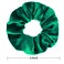 GUVASS 12 Pack Green Hair Scrunchies Velvet Elastics Scrunchy Bobbles Soft Hair Bands Hair Ties Green