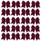 Hipcheer 20pcs 8 Large Maroon Cheer Bows for Girls Handmade Grosgrain Ribbon Hair Accessories for Teen Girls Softball Cheerleader Sports Maroon 2