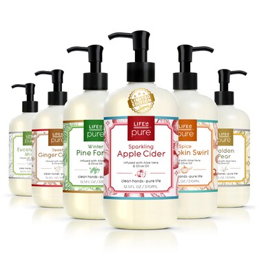 Life Is Pure Liquid Hand Soap Seasonal Scents Variety Pack Natural  Sustainable 125 fl oz  Pack of 6