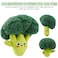 Nleio Vegetables Food Plush Toys 4Piece Cute Plush Stuffed Toy with CarrotBroccoliCornEggplant Pretend Food Plush Toy EarlyLearning Skills Cute Plush Toys for Kids Ages 0