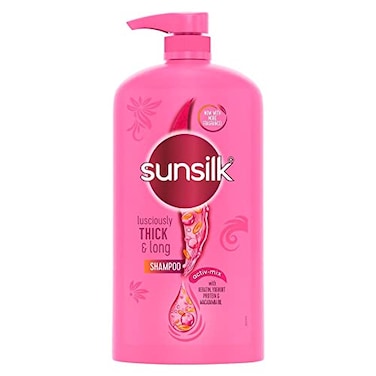 adceftp sciously Thick  Long Shampoo 1 L With Keratin Yoghut Protein and Macadamia Oil  Thickening Shampoo for Fuller Hair