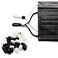 600 PCS Cord Locks Silicone Toggles for Drawstrings Adjustable Lanyard Buckle Barrel Connectors Elastic Cord Adjuster Non Slip Stopper300 Black  300 White