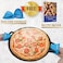 16 Inch Cast Iron Pizza Pan Round Griddle by StarBlue with FREE Silicone Handles and 30 Recipes Ebook PreSeasoned Comal Kitchen Essentials for Pizza Lovers Baking Grill BBQ Stove Oven Safe