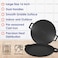 16 Inch Cast Iron Pizza Pan Round Griddle by StarBlue with FREE Silicone Handles and 30 Recipes Ebook PreSeasoned Comal Kitchen Essentials for Pizza Lovers Baking Grill BBQ Stove Oven Safe