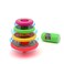 Durable Stackable Spinning Tops for Kids Set of 4 Spin Toys Fun Birthday Party Favors for Boys and Girls Up 3 Years Old