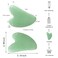 Mysense Gua Sha Facial Massage Tool Guasha Face Massage ToolSkin Care Massage Beauty Tool for Women Body Eyes Neck Slimming Massager Heart ShapeGreen