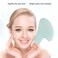 Mysense Gua Sha Facial Massage Tool Guasha Face Massage ToolSkin Care Massage Beauty Tool for Women Body Eyes Neck Slimming Massager Heart ShapeGreen