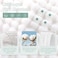 Yoofoss Muslin Burp Cloths 10 Pack Baby Washcloths Large 20X10 100 Cotton 6 Layers Super Soft and Absorbent  White