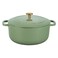 Ballarini Bellamonte Cast Iron Dutch Oven with Lid 425qt Serves 34 Saggio Green