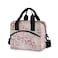OREZI Lunch Bag for Girls WomenRose Gold Leopard Lunch Box Container with Detachable Shoulder StrapInsulated Lunch Coolers for School Office