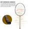 LiNing Super Series Carbon Fibre 900 Strung Badminton Racket 84 Grams Olive GoldGrey