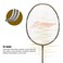 LiNing Super Series Carbon Fibre 900 Strung Badminton Racket 84 Grams Olive GoldGrey