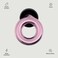 Loop Experience Ear Plugs for Concerts  High Fidelity Hearing Protection for Noise Reduction Motorcycles Work  Noise Sensitivity  8 Ear Tips in XS S M L  18dB Noise Cancelling  Rosegold
