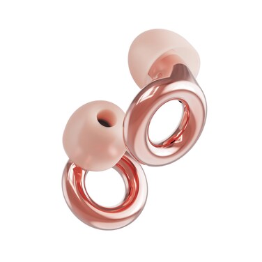 Loop Experience Ear Plugs for Concerts  High Fidelity Hearing Protection for Noise Reduction Motorcycles Work  Noise Sensitivity  8 Ear Tips in XS S M L  18dB Noise Cancelling  Rosegold
