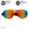 TYR Swim Shades Mirrored Goggles Rainbow