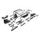 Axial Cage Set Complete Black Capra 4WS UTB AXI231045