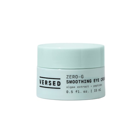 Versed ZeroG Smoothing Eye Cream  Smoothing Algae Extract Firming Peptides and Deeply Moisturizing Olive Oil  Vegan Eye Cream For Wrinkles And Fine Lines 05 fl oz