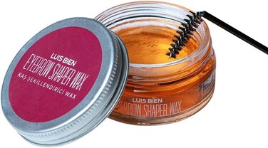 Luis Bien Eyebrow Wax Kit  Professional Eyebrow Soap Wax with Brush  Eyebrow Soap for Shaping and Defining  Eyebrow Gel for Fuller and Thicker Eyebrows  LongLasting and Secure Hold