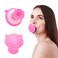 ZHUYIYI Jaw Face Neck Toning Exerciser for Women Face Lift Skin Firming V Shape Double Chin Exerciser Instrument Cute Portable Anti Wrinkle Mouth Exercise Face Slimming Trainer Tool
